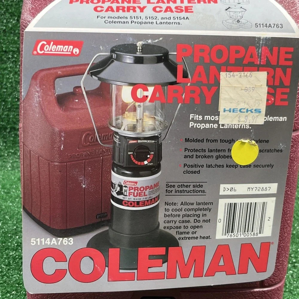 Coleman‎ Propane Lantern Carry Case ONLY Fits 5154A 5151 5152 Burgundy New